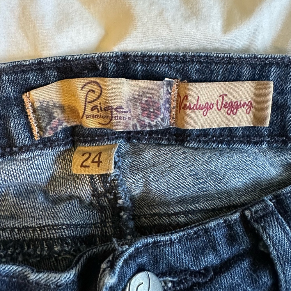 Paige Women's Blue Verdugo Jegging Jeans
